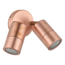 Fremantle Copper Outdoor Wall Spotlight
